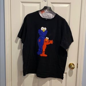 Kaws X Uniqlo X Sesame Street tee
